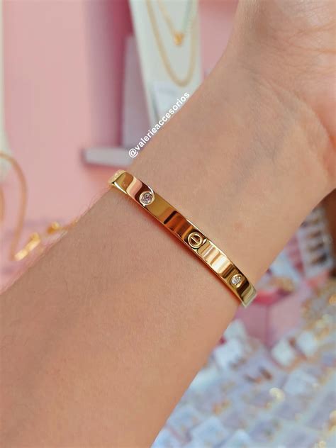 pulsera love cartier hombre|pulsera cartier love imitacion.